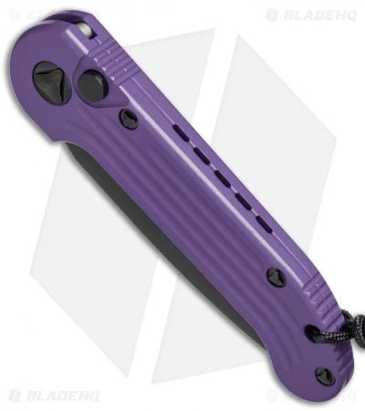 Microtech LUDT Automatic Knife Purple (3.4" Black) 135-1PU 2 Microtech LUDT Automatic Knife Purple (3.4" Black) 135-1PU - Image 2
