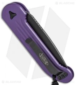 Microtech LUDT Automatic Knife Purple (3.4" Black Serr) 135-2PU 6 Microtech LUDT Automatic Knife Purple (3.4" Black Serr) 135-2PU -Microtech Microtech LUDT Prpl Black Serr 135 2PU BHQ 69023 jr side