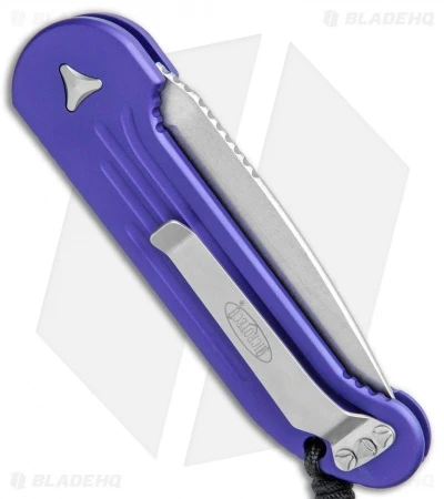 Microtech LUDT Automatic Knife Purple (3.4" Stonewash) 135-10PU 3 Microtech LUDT Automatic Knife Purple (3.4" Stonewash) 135-10PU - Image 3