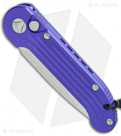 Microtech LUDT Automatic Knife Purple (3.4" Stonewash) 135-10PU 2 Microtech LUDT Automatic Knife Purple (3.4" Stonewash) 135-10PU - Image 2