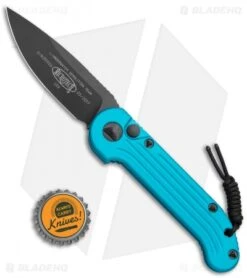 Microtech LUDT Automatic Knife Turquoise (3.4" Black) 135-1TQ 7 Microtech LUDT Automatic Knife Turquoise (3.4" Black) 135-1TQ -Microtech Microtech LUDT Turq Black 135 1TQ BHQ 69020 jr bottlecap 1