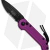 Microtech LUDT Automatic Knife Violet (3.4" Black Serr) 135-2VI