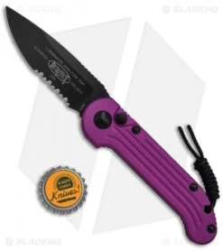 Microtech LUDT Automatic Knife Violet (3.4" Black Serr) 135-2VI 7 Microtech LUDT Automatic Knife Violet (3.4" Black Serr) 135-2VI -Microtech Microtech LUDT Violet Black Serr 135 2VI BHQ 68510 jr bottlecap