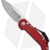 Microtech LUDT Automatic Knife Red (3.4" Satin) 135-4RD