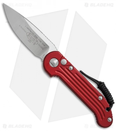 Microtech LUDT Automatic Knife Red (3.4" Satin) 135-4RD 1 Microtech LUDT Automatic Knife Red (3.4" Satin) 135-4RD