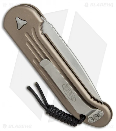 Microtech LUDT Automatic Knife Tan (3.4" Satin) 135-4TA 3 Microtech LUDT Automatic Knife Tan (3.4" Satin) 135-4TA - Image 3
