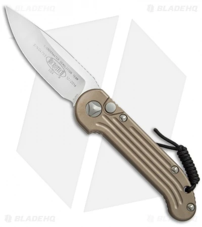 Microtech LUDT Automatic Knife Tan (3.4" Satin) 135-4TA 1 Microtech LUDT Automatic Knife Tan (3.4" Satin) 135-4TA