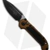 Microtech LUDT Gen III S/E Automatic Knife Tan Aluminum (3.5" Black) 1135-1 TA