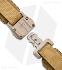 Microtech Marfione Custom Apis Tactical Belt Coyote Ti 91-CYTTI-38 9 Microtech Marfione Custom Apis Tactical Belt Coyote Ti 91-CYTTI-38 -Microtech Microtech Marfione Custom Apis Tactical Coyote Ti 38 BHQ 174540 jr buckle open