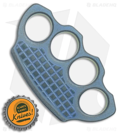 Microtech Marfione Custom Hand Tank Paperweight - Ice Blue 3 Microtech Marfione Custom Hand Tank Paperweight - Ice Blue - Image 3