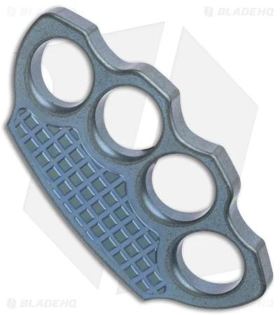 Microtech Marfione Custom Hand Tank Paperweight - Ice Blue 2 Microtech Marfione Custom Hand Tank Paperweight - Ice Blue - Image 2