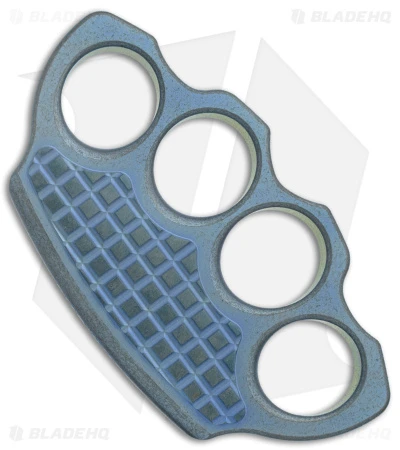 Microtech Marfione Custom Hand Tank Paperweight - Ice Blue 1 Microtech Marfione Custom Hand Tank Paperweight - Ice Blue