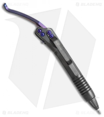 Microtech Marfione Custom Siphon II DLC Ti W/ Purple Haze Lever 1 Microtech Marfione Custom Siphon II DLC Ti W/ Purple Haze Lever