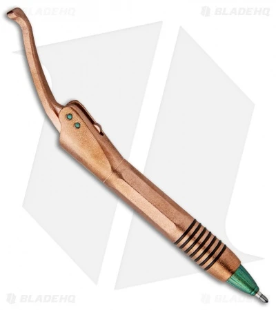 Microtech Marfione Custom Siphon II Copper W/ Antique Green Hardware 1 Microtech Marfione Custom Siphon II Copper W/ Antique Green Hardware