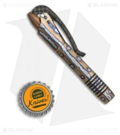 Microtech Marfione Custom Siphon II Flamed Titanium W/ LS Carbon Fiber 5 Microtech Marfione Custom Siphon II Flamed Titanium W/ LS Carbon Fiber -Microtech Microtech Marfione Custom Siphon II flamed ti lscf BHQ 68909 er size