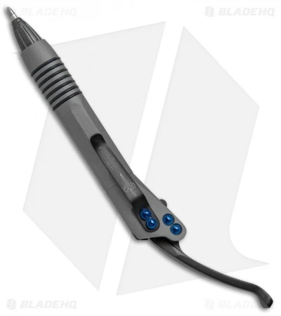 Microtech Marfione Custom Siphon II Vapor Blast Titanium W/ Ti Hardware 1 Microtech Marfione Custom Siphon II Vapor Blast Titanium W/ Ti Hardware