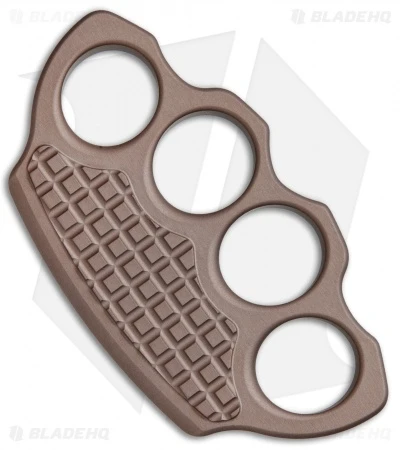 Microtech Marfione Hand Tank Four-Finger Knuckle Paperweight Ano Alloy (TAN) 1 Microtech Marfione Hand Tank Four-Finger Knuckle Paperweight Ano Alloy (TAN)