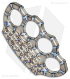 Front Page -Microtech Microtech Marfione Hand Tank Four Finger Knuckle Paperweight flamed ti BHQ 77794 er side