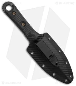 Microtech Borka SBD Dagger Fixed Blade Knife Carbon Fiber (4.4" Black) 6 Microtech Borka SBD Dagger Fixed Blade Knife Carbon Fiber (4.4" Black) -Microtech Microtech SBD D E Dagger FB Knife Black G10 BHQ 143316 td side