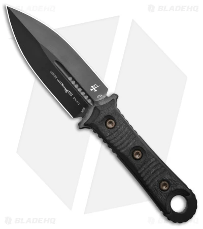 Microtech Borka SBD Dagger Fixed Blade Knife Carbon Fiber (4.4" Black) 1 Microtech Borka SBD Dagger Fixed Blade Knife Carbon Fiber (4.4" Black)