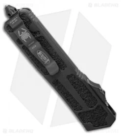 Microtech Scarab II S/E OTF Automatic Knife Black (3.75" Black) 278-1T 6 Microtech Scarab II S/E OTF Automatic Knife Black (3.75" Black) 278-1T -Microtech Microtech Scarab II S E OTF Automatic Knife Black Tactical 3.9 Black 278 1T BHQ 124411 LS Side