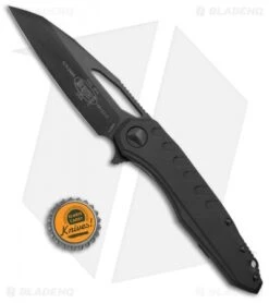 Microtech Sigil MK6 Frame Lock Knife Black (3.75" Black DLC) 7 Microtech Sigil MK6 Frame Lock Knife Black (3.75" Black DLC) -Microtech Microtech Sigil MK6 Black Al Black DLC 196 1DLCT BHQ 72126 jr bottlecap