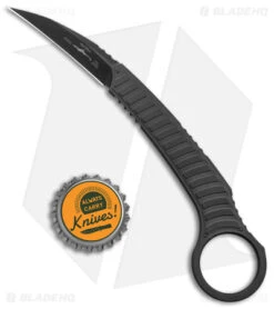 Microtech Signature Series Feather Karambit Fixed Blade Knife (2.25" Black) 7 Microtech Signature Series Feather Karambit Fixed Blade Knife (2.25" Black) -Microtech Microtech Signature Series Feather SE DLC STandard Fixed Blade BHQ 146574 jr bottlecap