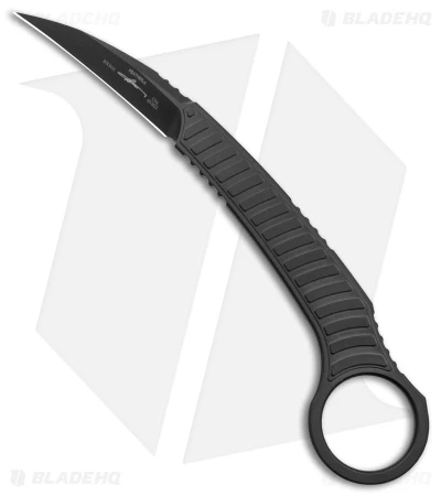 Microtech Signature Series Feather Karambit Fixed Blade Knife (2.25" Black) 1 Microtech Signature Series Feather Karambit Fixed Blade Knife (2.25" Black)