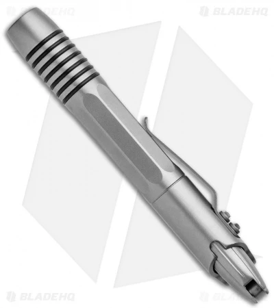 Microtech Siphon II Stainless Steel Pen (Bead Blast) 401-SS-BB 2 Microtech Siphon II Stainless Steel Pen (Bead Blast) 401-SS-BB - Image 2