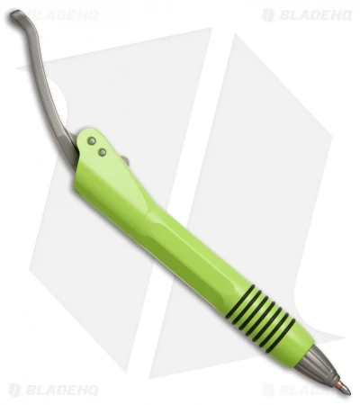Microtech Siphon II Pen Lime Green Stainless Steel 1 Microtech Siphon II Pen Lime Green Stainless Steel