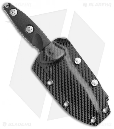 Microtech Socom Alpha Mini S/E Fixed Blade Knife (3.75" Stonewash Serr) 113M-11 3 Microtech Socom Alpha Mini S/E Fixed Blade Knife (3.75" Stonewash Serr) 113M-11 - Image 3