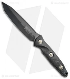 Microtech Socom Alpha Tanto Fixed Blade Knife Carbon Fiber (5" Black) 114-1DLC