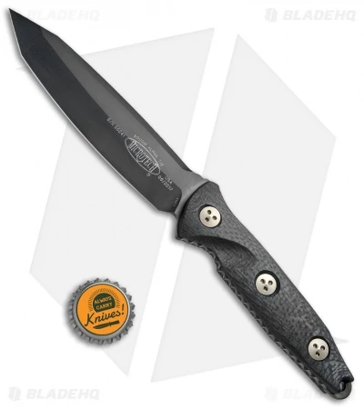 Microtech Socom Alpha Tanto Fixed Blade Knife Carbon Fiber (5" Black) 114-1DLC 4 Microtech Socom Alpha Tanto Fixed Blade Knife Carbon Fiber (5" Black) 114-1DLC - Image 4