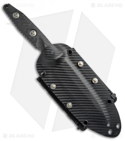 Microtech Socom Alpha Tanto Fixed Blade Knife Carbon Fiber (5" Black) 114-1DLC 3 Microtech Socom Alpha Tanto Fixed Blade Knife Carbon Fiber (5" Black) 114-1DLC - Image 3