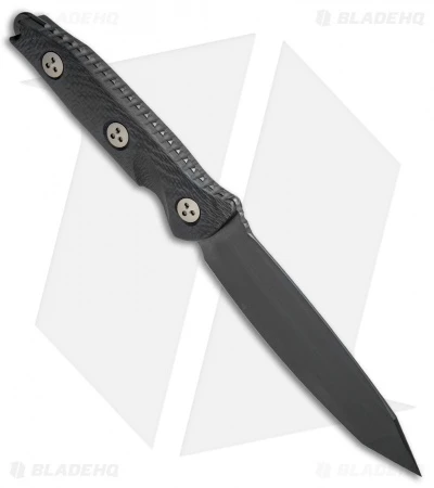 Microtech Socom Alpha Tanto Fixed Blade Knife Carbon Fiber (5" Black) 114-1DLC 2 Microtech Socom Alpha Tanto Fixed Blade Knife Carbon Fiber (5" Black) 114-1DLC - Image 2