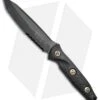 Microtech Socom Alpha Tanto Fixed Blade Knife Carbon Fiber (5" Black Serr)