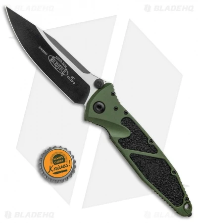 Microtech Socom Elite Manual Knife OD Green (4" Black) 160-1OD 4 Microtech Socom Elite Manual Knife OD Green (4" Black) 160-1OD - Image 4