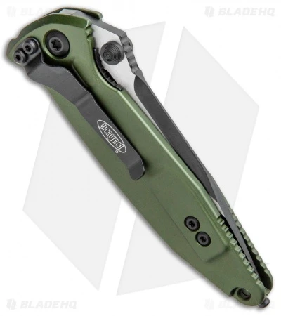 Microtech Socom Elite Manual Knife OD Green (4" Black) 160-1OD 3 Microtech Socom Elite Manual Knife OD Green (4" Black) 160-1OD - Image 3