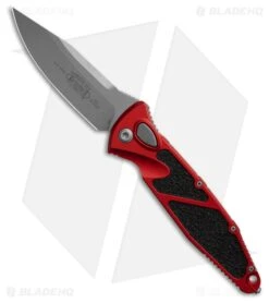 Microtech Socom Elite S/E Automatic Knife Red (4" Apocalyptic) 160A-10APRD