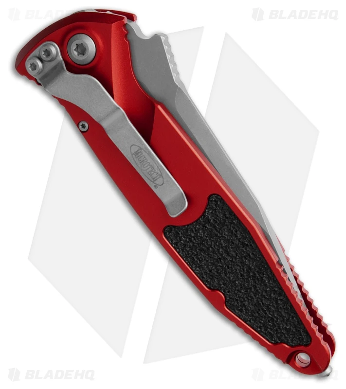 Microtech Socom Elite S/E Automatic Knife Red (4" Apocalyptic) 160A-10APRD 3 Microtech Socom Elite S/E Automatic Knife Red (4" Apocalyptic) 160A-10APRD - Image 3