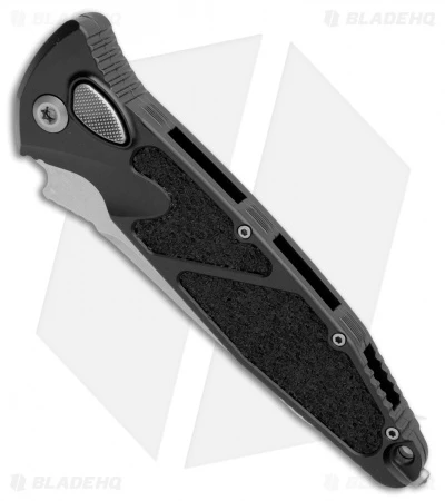 Microtech Socom Elite T/E Automatic Knife Black (4" Stonewash Serr) 161A-11 2 Microtech Socom Elite T/E Automatic Knife Black (4" Stonewash Serr) 161A-11 - Image 2