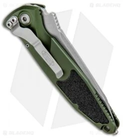 Microtech Socom Elite T/E Automatic Knife OD Green (4" Stonewash) 161A-10OD 6 Microtech Socom Elite T/E Automatic Knife OD Green (4" Stonewash) 161A-10OD -Microtech Microtech Socom Elite TE Auto OD Green SW 161A 10OD BHQ 99302 jr side