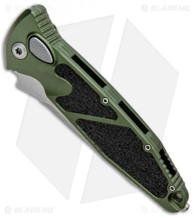 Microtech Socom Elite T/E Automatic Knife OD Green (4" Stonewash) 161A-10OD 2 Microtech Socom Elite T/E Automatic Knife OD Green (4" Stonewash) 161A-10OD - Image 2