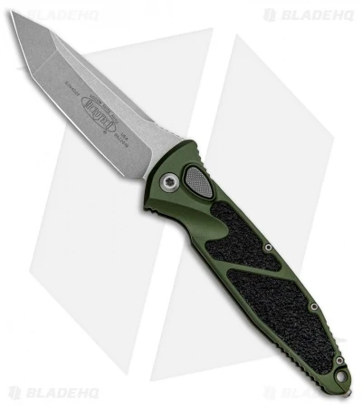 Microtech Socom Elite T/E Automatic Knife OD Green (4" Stonewash) 161A-10OD 1 Microtech Socom Elite T/E Automatic Knife OD Green (4" Stonewash) 161A-10OD