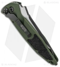 Microtech Socom Elite T/E Automatic Knife OD Green (4" Two-Tone) 161A-1OD 6 Microtech Socom Elite T/E Automatic Knife OD Green (4" Two-Tone) 161A-1OD -Microtech Microtech Socom Elite TE Auto OD Green TT 161A 1OD BHQ 99303 jr side