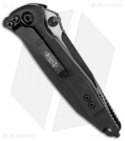 Microtech Socom Elite S/E Manual Knife Black (4" Black Serrated) 160-2T 6 Microtech Socom Elite S/E Manual Knife Black (4" Black Serrated) 160-2T -Microtech Microtech Socom Elite TE Tactical Black Serr 161A 2 BHQ 92247 jr side