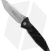 Microtech Socom Elite Tanto Manual Knife Black (4" Stonewash Serr) 161-11
