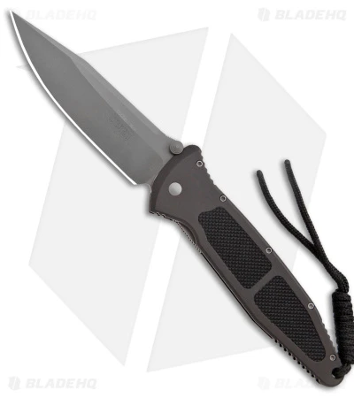 Microtech Socom Liner Lock Knife Black Aluminum (4" Bead Blasted ATS-34) 1 Microtech Socom Liner Lock Knife Black Aluminum (4" Bead Blasted ATS-34)