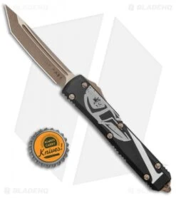Microtech Ultratech T/E OTF Auto Knife Molon Labe (3.4"Bronze Apocalyptic) 7 Microtech Ultratech T/E OTF Auto Knife Molon Labe (3.4"Bronze Apocalyptic) -Microtech Microtech Spartan Ultratech TE OTF Auto Molon Labe CC Bronze BHQ 135393 jr bottlecap