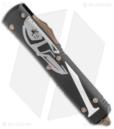 Microtech Ultratech T/E OTF Auto Knife Molon Labe (3.4"Bronze Apocalyptic) 2 Microtech Ultratech T/E OTF Auto Knife Molon Labe (3.4"Bronze Apocalyptic) - Image 2